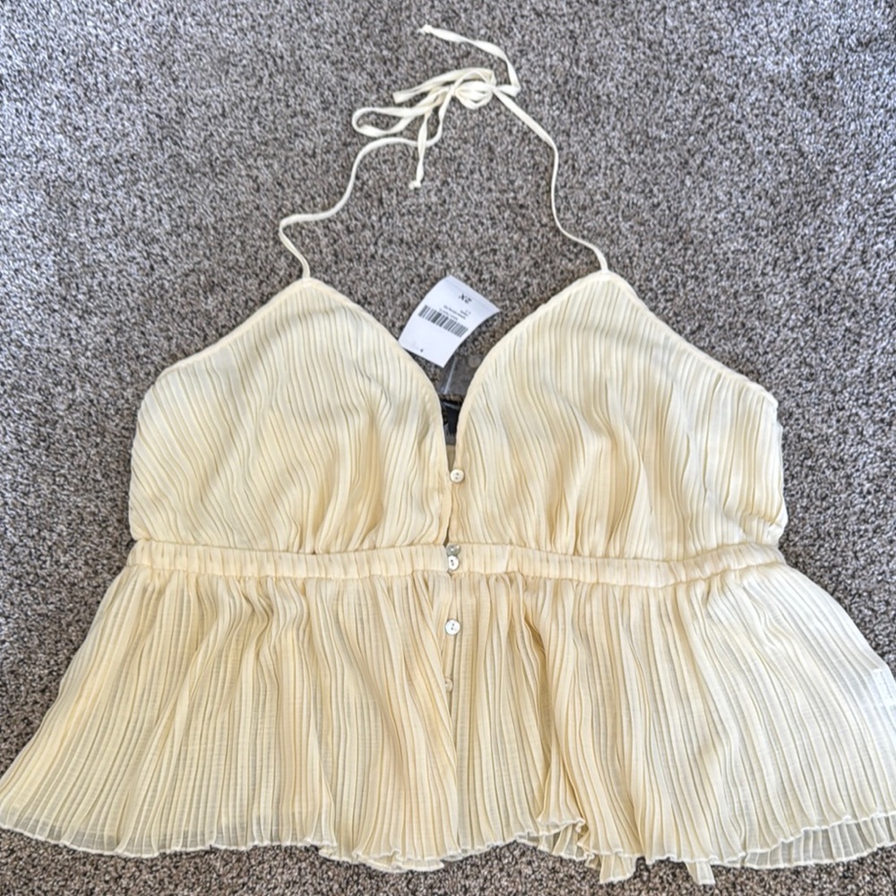 Yellow Halter Top